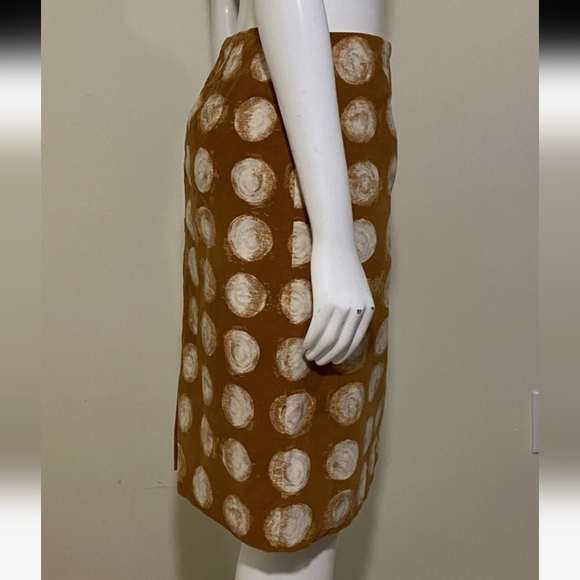 Anthropology MAEVE Polka Dot Pencil Skirt Sz 10 - Picture 4 of 8